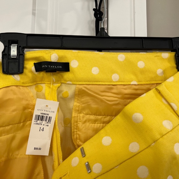 Yellow Polka Dot Shorts from Ann Taylor - Picture 5 of 5